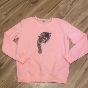 Kitten Crewneck Sweatshirt